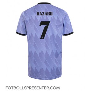 Real Madrid Eden Hazard #7 Borta Matchtröja 2022-23 Kortärmad